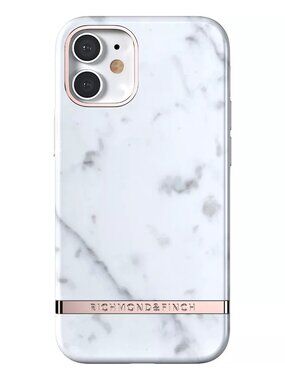 Staples Richmond & Finch iPhone 12 Mini Case White Marble OS NWB